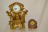 Antique New Haven & Western Co. Mantle Clocks.