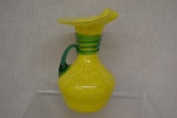 Hand Blown Art Glass Vase.