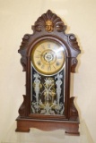 Antique Ansonia T&S Equal 8 Day & Alarm Clock