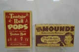 Two Vintage Advertisement Candy Boxes.