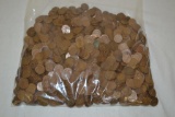 Coin. Wheat Pennies, 10.5+ Pounds