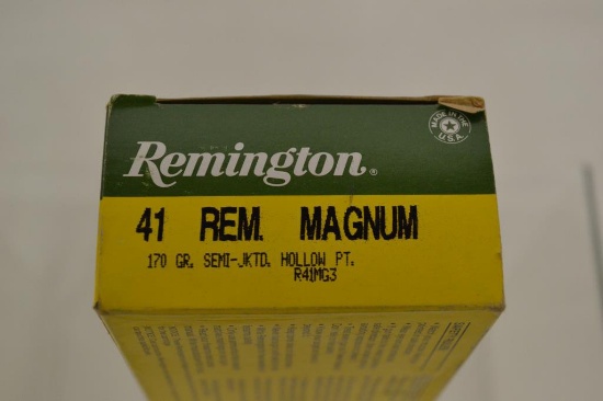 Ammo. Remington 41 Rem Mag. 44 Rds.
