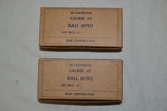 Ammo. Ball M1911 45 cal. 100 Rds. NIB