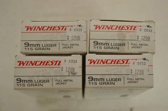 Ammo. 9mm Luger. 105 Rds