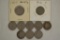 Coins. 10 Liberty Head V Nickels. 1883-1912