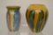 2 Pottery Pieces including Hull Early Art