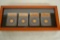 Coins. 4 Lincoln Cent First Day Issue Proof Set