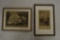 2 Antique European Signed Prints