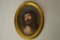 Hand Painted Porcelain Dresden Plaque of Christ