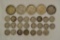 Coins. 5 90% Silver Half $ & 23 Mercury Dimes