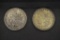 Coins. 2 Morgan Silver Dollars 1921 & 1885