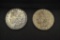 Coins. 2 Morgan Silver Dollars 1902 & 1901