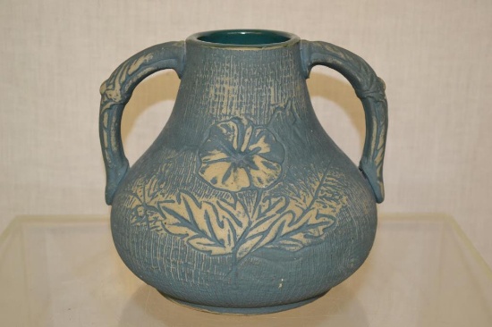 Redwing Stoneware 2 Handled Vase