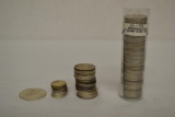Coins. Pre 64' Quarters, Dimes, & Half Dollar