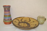 3 Pottery Pieces