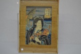 Japanese Wood Block Print by Toyokuni Kunisada