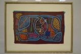 Handmade Panamanian Guna Framed Piece