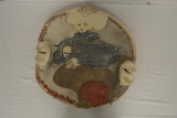 Large Hand Made Pottery Wall Plaque