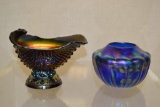 2 Carnival Glasses Pieces