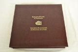Coins.73 Gold Plated Sterling Stamp Proof Set