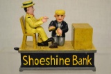 Cast Iron Mechanical Shoeshine Bank