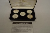 Coins. D-Day 60th Anniversary Silver Dollar Set