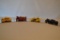 4 Die Cast Cars, Incld Preproduction Die Cast in Display Cases