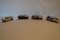 2 Die Cast & 2 Model Police Cars. 1 Intercepter in Display Cases
