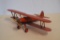 Red Stearman PT17 Model Plane