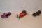 3 Die Cast Cars with Display Cases