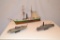 3 Model Boats