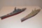 2 Middle Scale USS Missouri Model Battleships