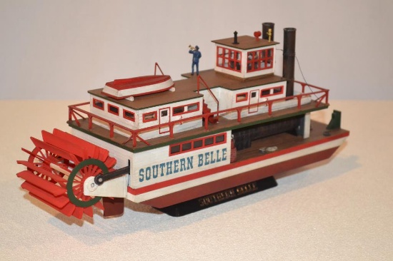 "Southern Belle" Stern Wheel Towboat Model