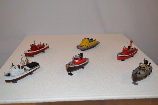 6 Model Boats