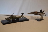 Die Cast Military Helecopter and Plane