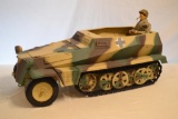 Large Scale German Tracked Vehicle With Rider