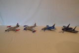 2 US Air Force & 2 Navy Model Planes