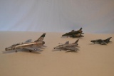 4 Model Military Fighter Planes