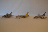 3 Navy Military Model Planes