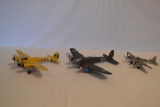 3 German WWII Model Planes