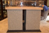 Large Display Case on Pedesatal.