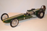 Model Car Green Dragster #33, 1-12th Scale