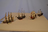 4 Masted Model Ships