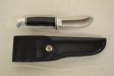 Buck Knife With Leather Sheath