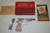 Gun. Star Model F Engraved 22 cal Pistol NIB