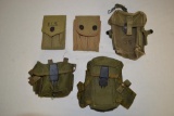 5 Militrary US Ammo Pouches