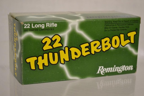 Ammo. Thunderbolt 22 LR. 500 Rds