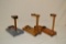 3 Wood Handgun Stands