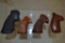 4 Sets Unidentified Medium Frome Revolverr Grips