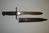 British Bayonet with Scabbard